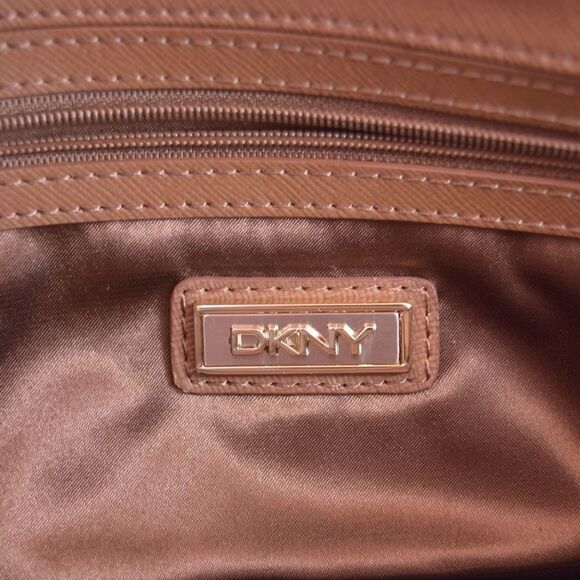 𝅺DKNY Red Monogram Clutch Shoulder Bag Purse - Picture 7 of 7